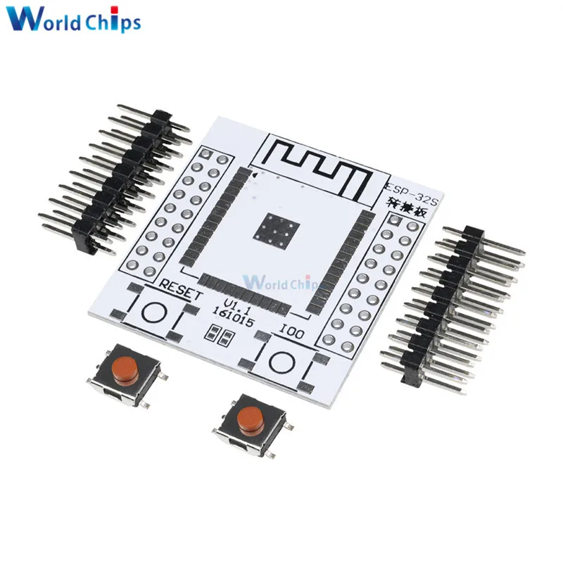 Адаптер ESP32 ESP32S для Arduino 2 шт. Базовая плата IO пинборд конвертер с 4 рядами штифтов