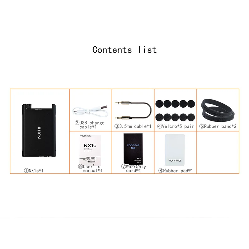 TOPPING NX1s OPA1652 LMH6643 Portable Stereo hifi AUDIO Headphone Amplifier AMP
