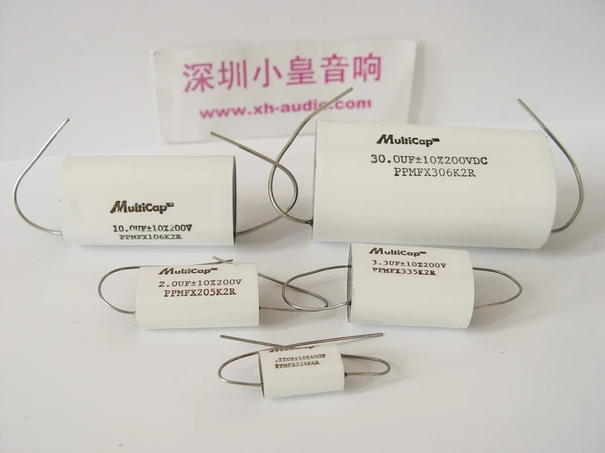 

American original MultiCap MIT PPMFX series 0.1uf-30uf Metallized Polypropylene Axial capacitance free shipping