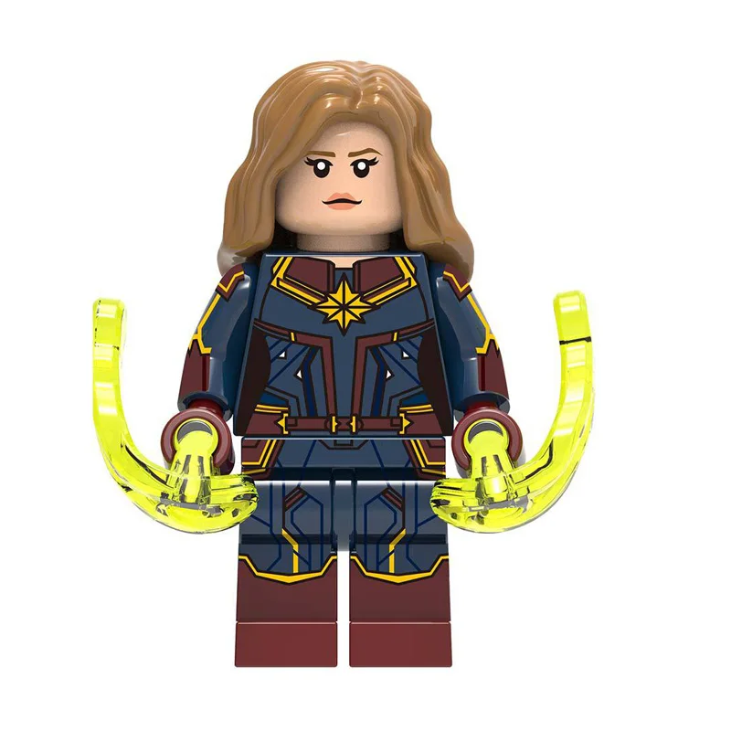 Single Sale Super Heroes Action Figures Captain Marvel Starforce Building Blocks Set Bricks Legoed Minifigured Children Kid Toys