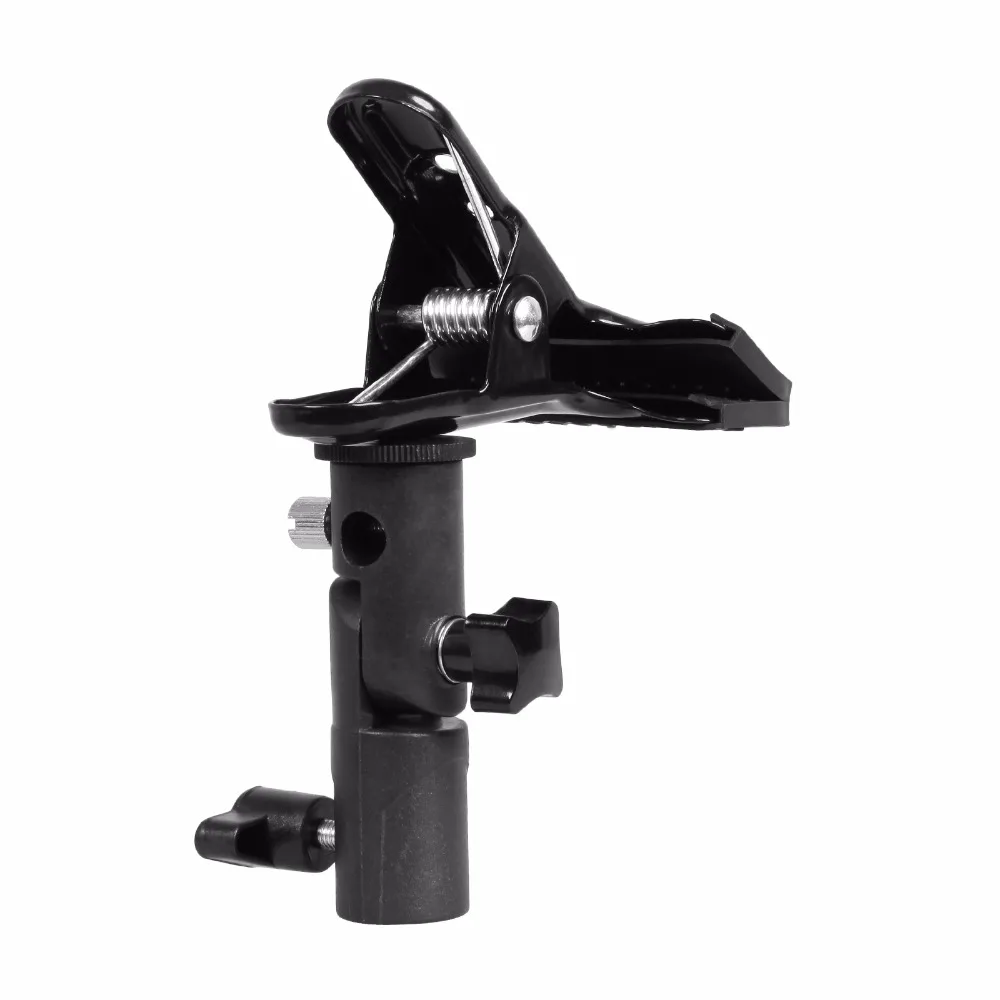 Reflector Clamp Clip Holder Light Stand Attachment 14 to 38 Screw Mount Swivel Adapter For Photo Studio Reflector & Background (2)