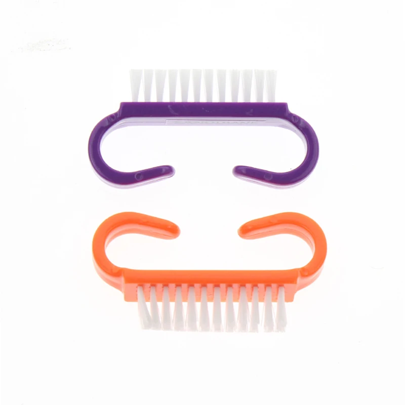 

4Pcs/Set Women Girl Makeup Cosmetic Beauty Tool Professional Cheap Plastic Hand Scrub Clean Nail Art Fingernail Cleaner Brush