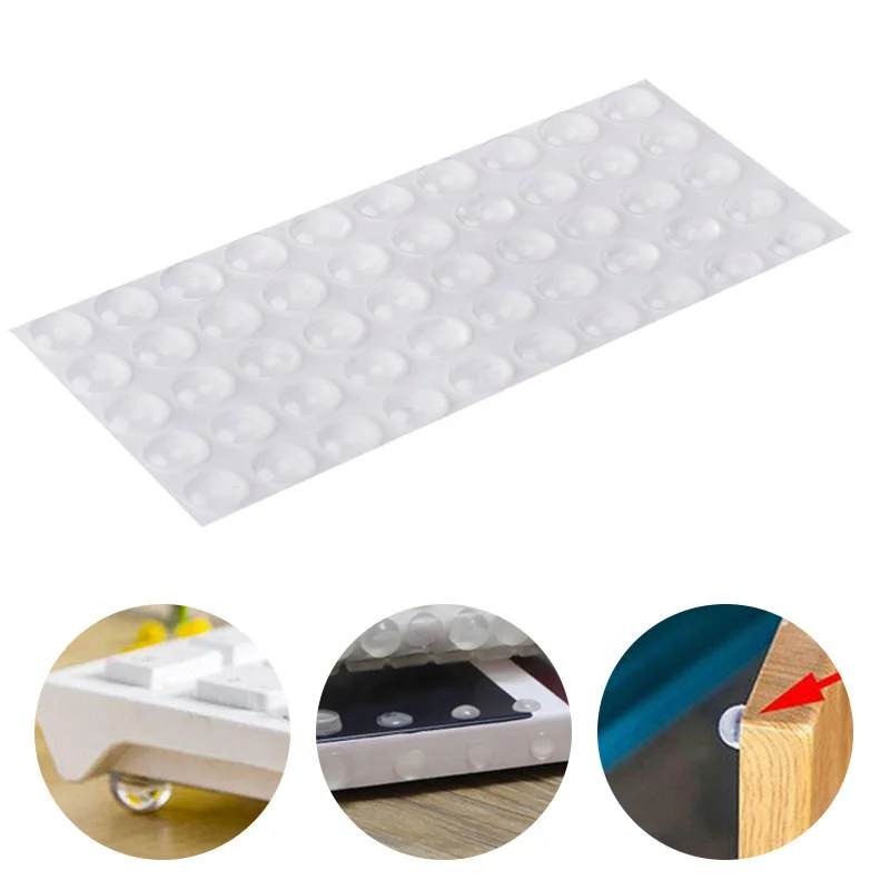 

Rubber Bumper Damper Rubber Feet Pads Multi-Function Hemispherical Shape 8*2mm Stop Cushion Shock Absorber Cupboard