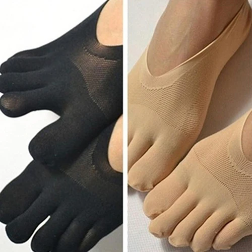 1 пара женские ультратонкие незаметные противоскользящие отдельный носок с пятью пальцами