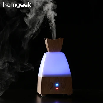 

Homgeek 12W 110V Ultrasonic Diffuser 7 Colour Air Humidifier Voice-activated Aroma Essential Oil Diffuser for Home Office