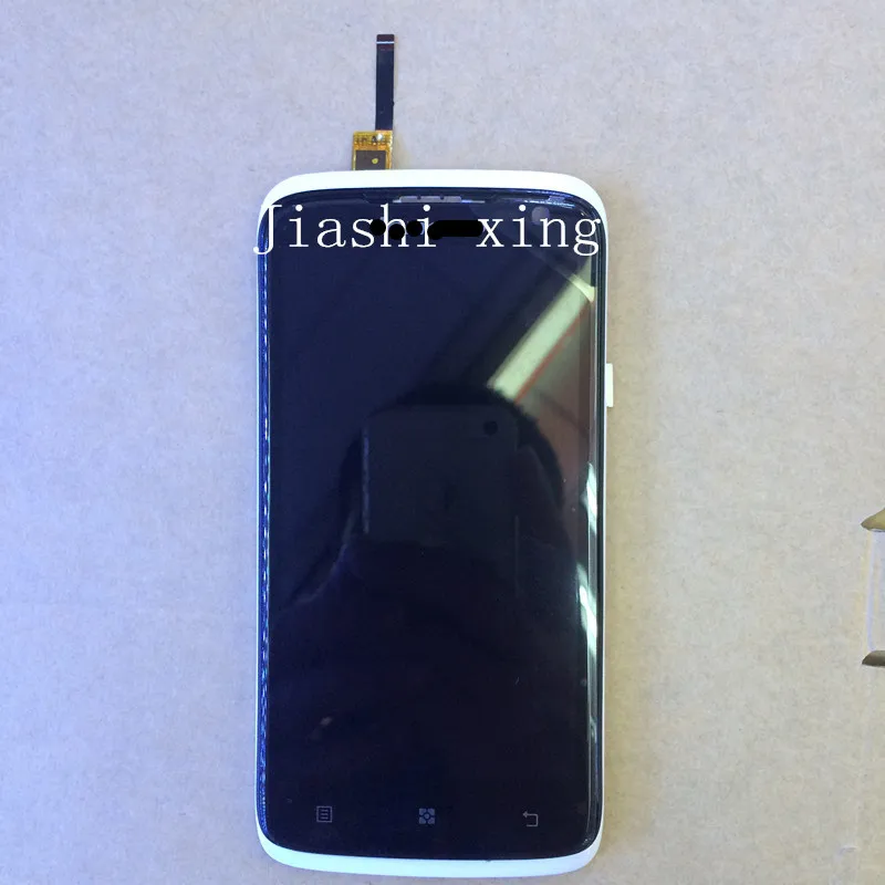 S820 LCD Display Touch Screen Panel With Frame Digitizer Accessories For Lenovo S820 Smartphone Free shipping