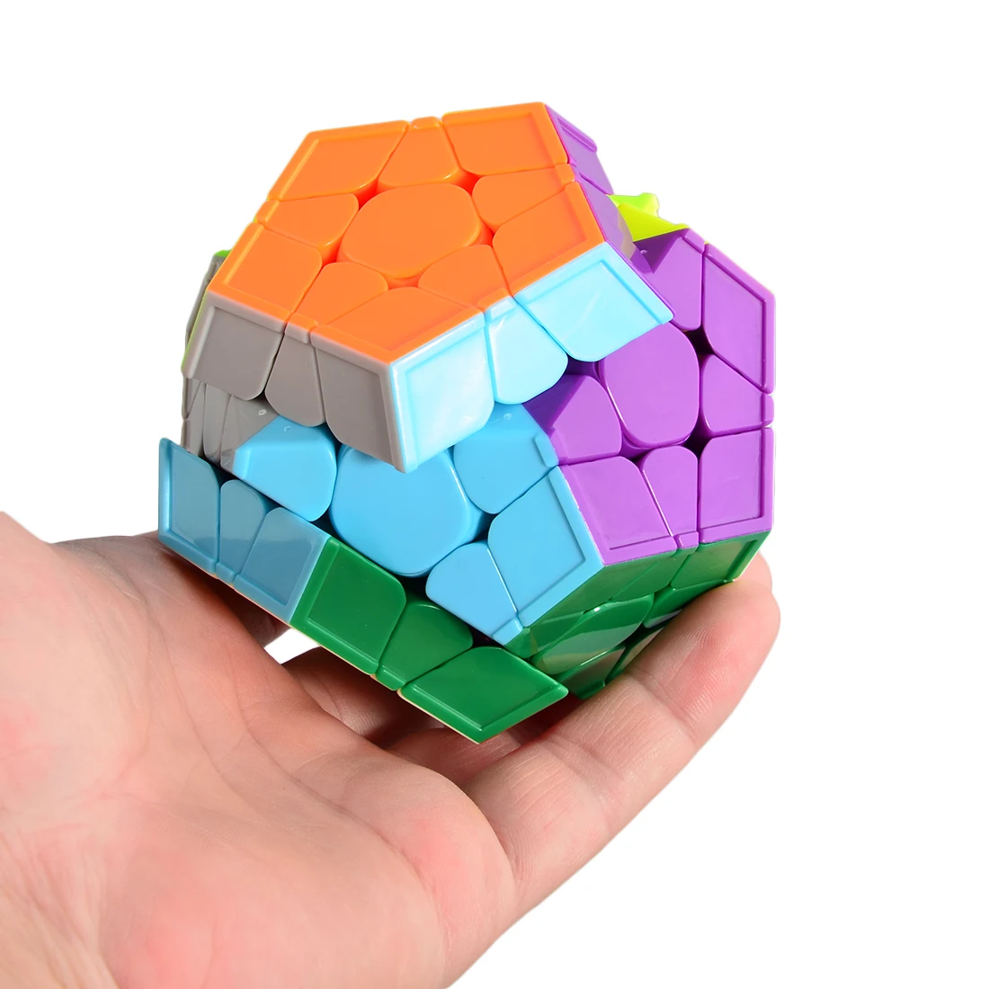 Гладкий прочный скоростной куб 3x3 Додекаэдр Teasers Головоломка Куб игрушки для детей-красочные