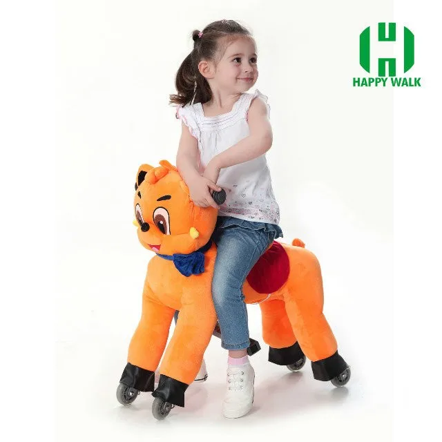 Новый бренд Deisgn Верховая езда на колеса ходить игрушки механические лошадь животных ездить на Little Pony жеребенок для детей подарки для детей