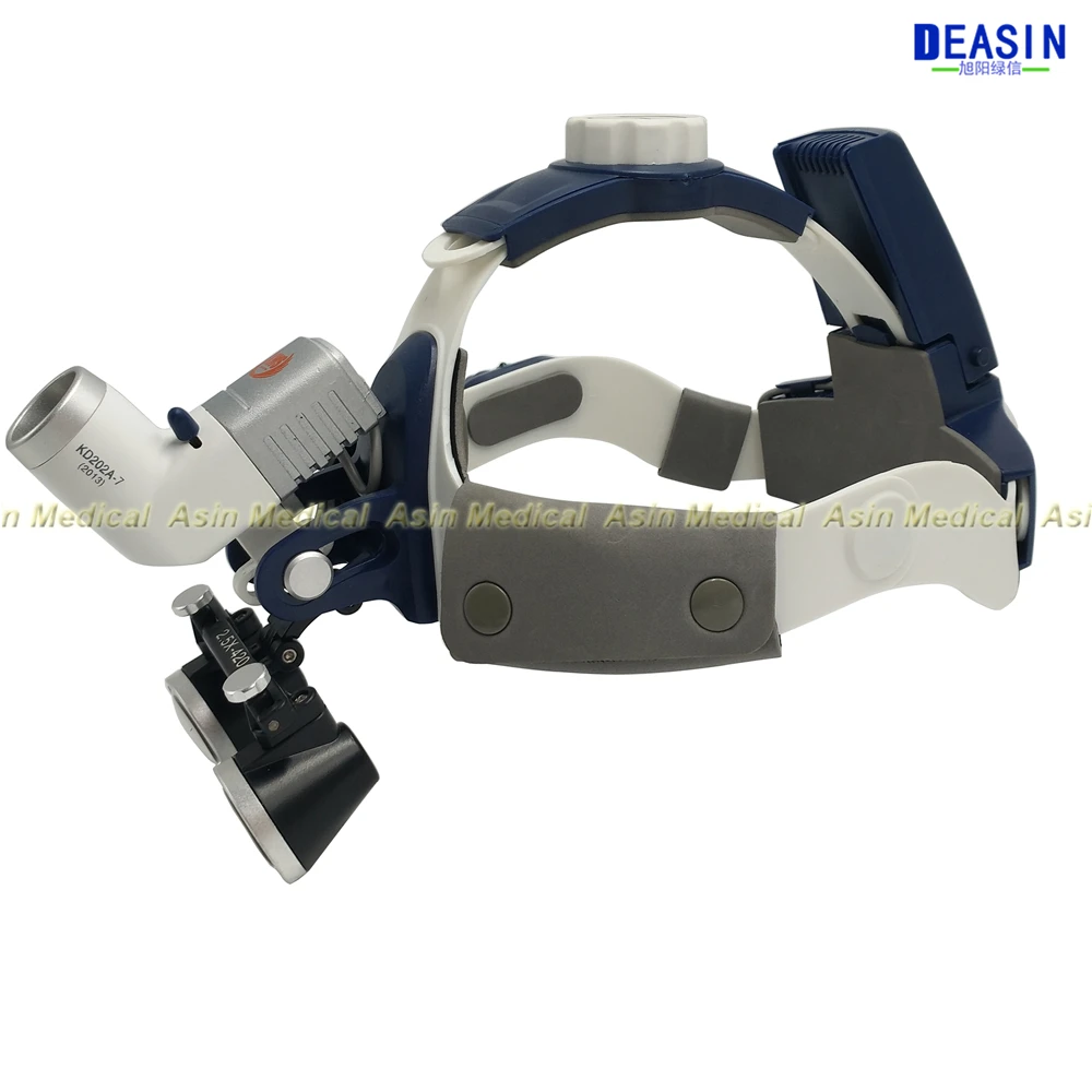 Cirúrgica para Estomatologia Cirúrgica com Alta Melhor Lupa Intraperitoneal Potência Led Farol Duplo Bateria 2.5x 3.5x 7 Melhor 2.5x 3.5x lupa cirúrgica para estomatologia