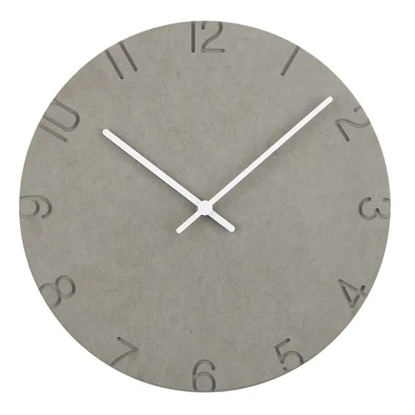 Новое поступление МДФ деревянные настенные часы Slient Винтаж деревенские потертые часы художественные часы домашний декор Relogio de parede для подарка Лидер продаж - Цвет: Light grey