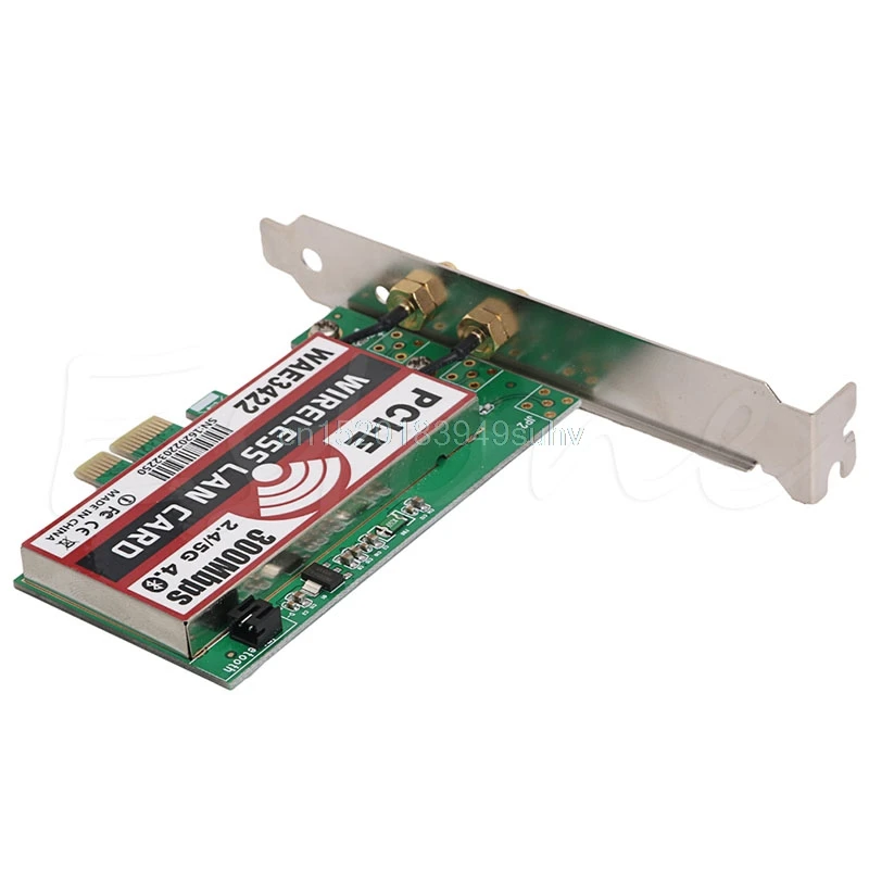 Высокое качество двухдиапазонный Bluetooth 4,0 PCI-e PCI 300 Мбит/с экспресс карта сети Wlan WiFi адаптер# горячий