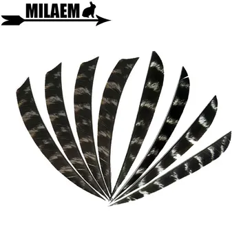 

50pcs 5inch Archery Turkey Feather Drop /Shield Feather Arrow Fletching Right /Left Wing Hunting Arrow Shaft Accessory