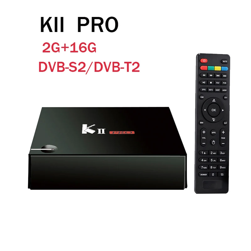 KII Pro DVB-S2/ DVB T2 TV Box Android 5.1 2G 16G Amlogic S905 Quad Core Double Wifi Blutooth 4.0 HD 4K 1080P Smart Media Player