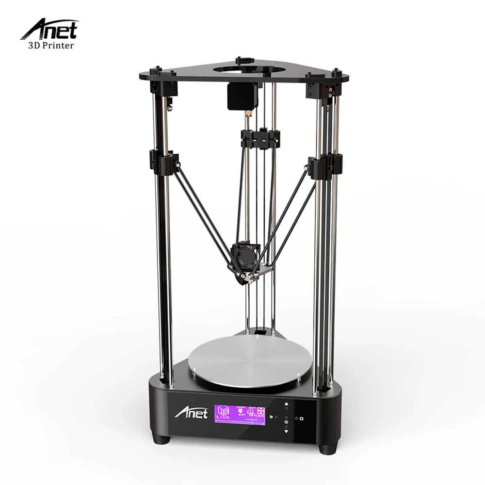 Anet A4 Delta 3d принтер 3D DIY принтер набор размер печати 200*210 мм машина коробка легко собрать с 0,5 кг PLA нити и amp