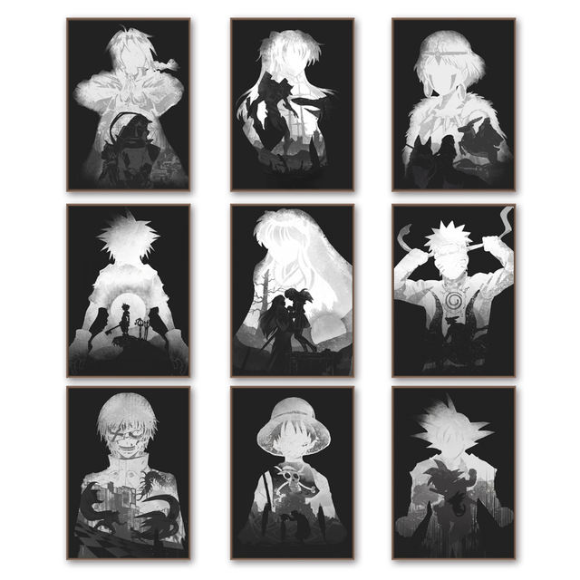 Dragon Ball Super One Piece Naruto Princess Mononoke Anime Posters And Prints Wall Art Canvas Painting Pictures Home Decor Animeware Merch Online