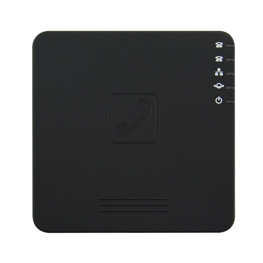 Быстрая доставка! Voip маршрутизатор GT202N 2 порта Voice over IP SIP адаптер факс в реальном