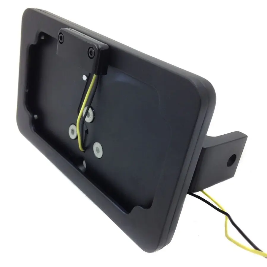 

Side-mount License Plate Bracket With Led For Suzuki Gsxr 600 750 1000 Hayabusa Kawasaki ZX 10R 2004-2010 Black