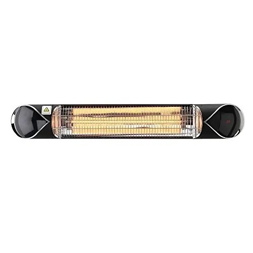 2000W Infrared Heater with Remote Control 4 Heating Levels Timer
