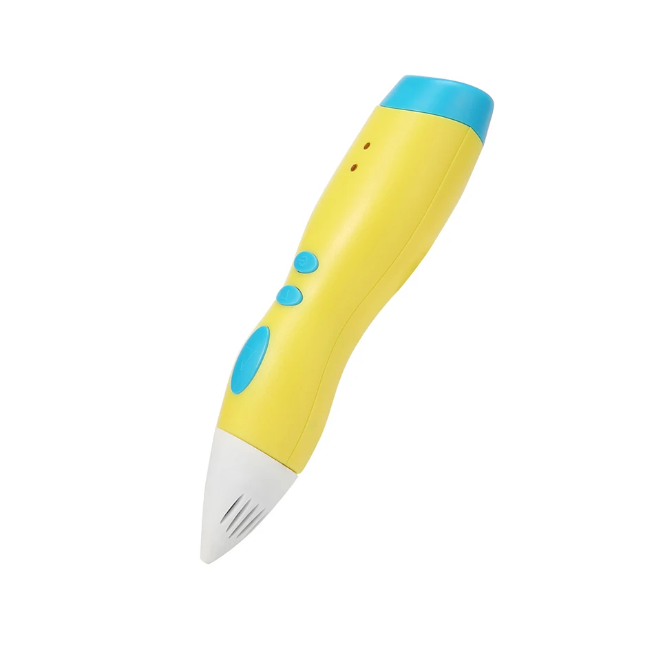 3D ручка с множеством оттенков низкотемпературная нить из ПКЛ 3d принтер рождественские подарки Lapiz 3D печать ручка для школы 3D карандаш гаджет - Цвет: Yellow