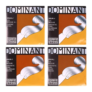 Thomastik dominante 135b médio cordas de violino 4/4 cordas conjunto completo g d a e cordas