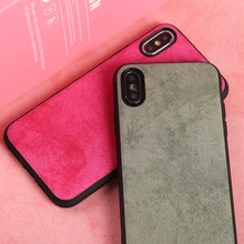 Phone Cases For iPhone X Xs Max case 6 6S Plus Case Canvas Soft Edge TPU Silicone Case For iPhone 7 8 Plus 6p 7p 8p fundas