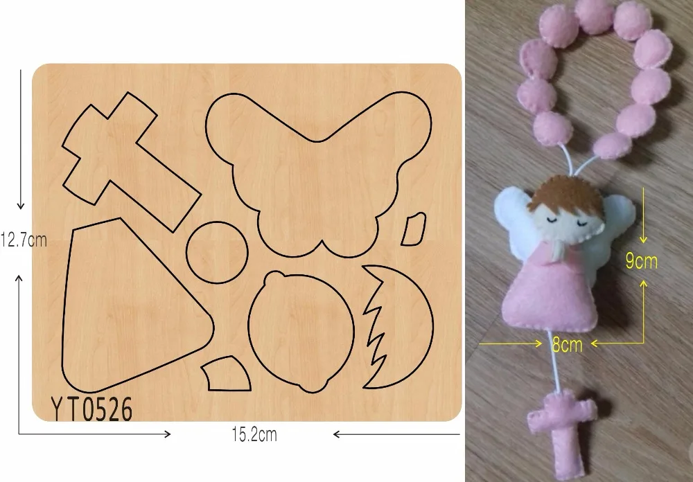 

Pray for girls DIY new wooden mould cutting dies for scrapbooking Thickness/15.8mm/YT0526