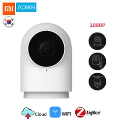 Xiaomi Mijia Aqara смарт-камера G2 шлюз издание IP Wifi беспроводной Zigbee 1080P HD вид 140 градусов голос для умного дома