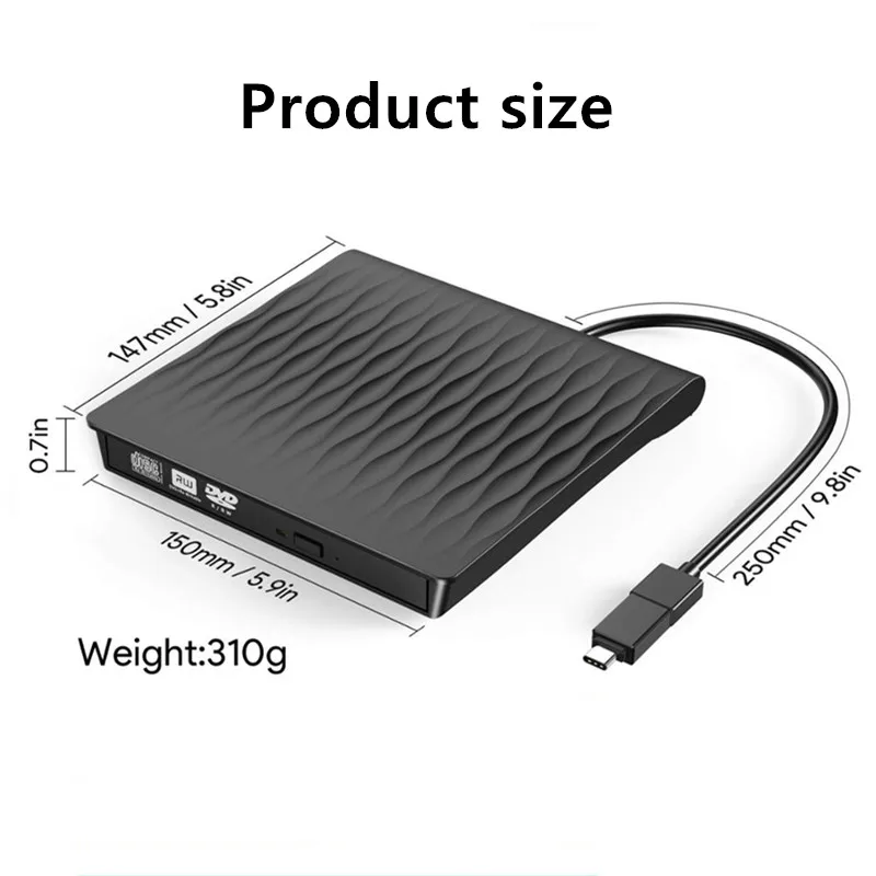 USB 3 0 DVD привод внешний CD/DVD RW горелка Писатель Plug & Play CD ROM плеер для ноутбука