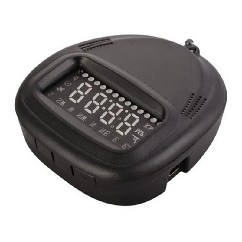 

New Universal Car HUD Head Up Display New GPS Speedometer A1 2" Speeding Warning Digital Auto Car Speedometer Overspeed Alarm