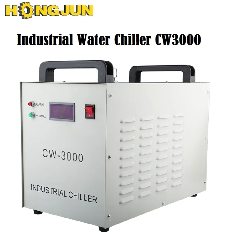 HONGJUN Co2 лазерный водяной охладитель промышленный CW3000|chiller industrial|chiller laserchiller water |