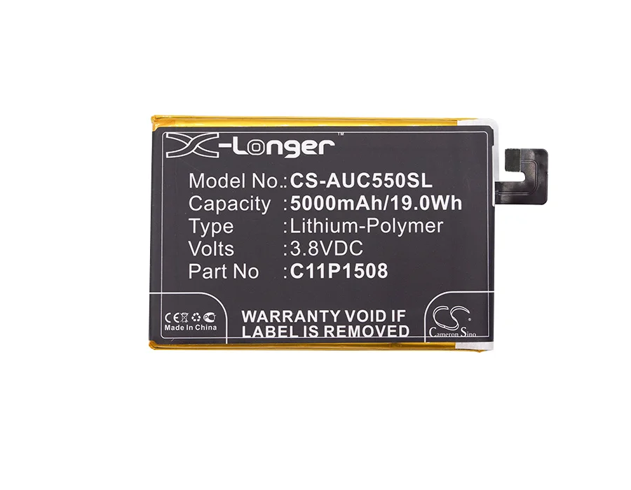 Высококачественный аккумулятор Cameron Sino C11P1508 для Asus Z010AD Z010D Z010DA ZC550KL ZenFone 5000 Zenfone Max