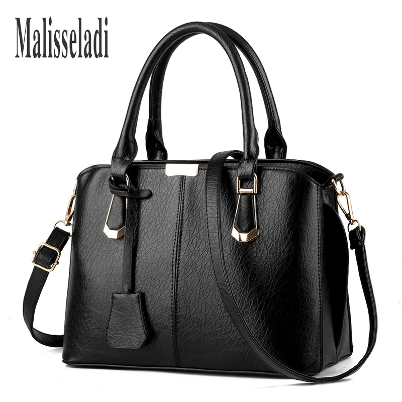 

Women Handbags Ladies Leather Commuter Office Ring tote bags Girl's Women's Pouch Bolsas Famous Ladys Shoulder Bag Handbag Black