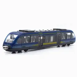 Поезд набор Миниатюрная модель литья под давлением 1: 64 поезд игрушечные лошадки для детей литья под давлением метро такси Игрушечная