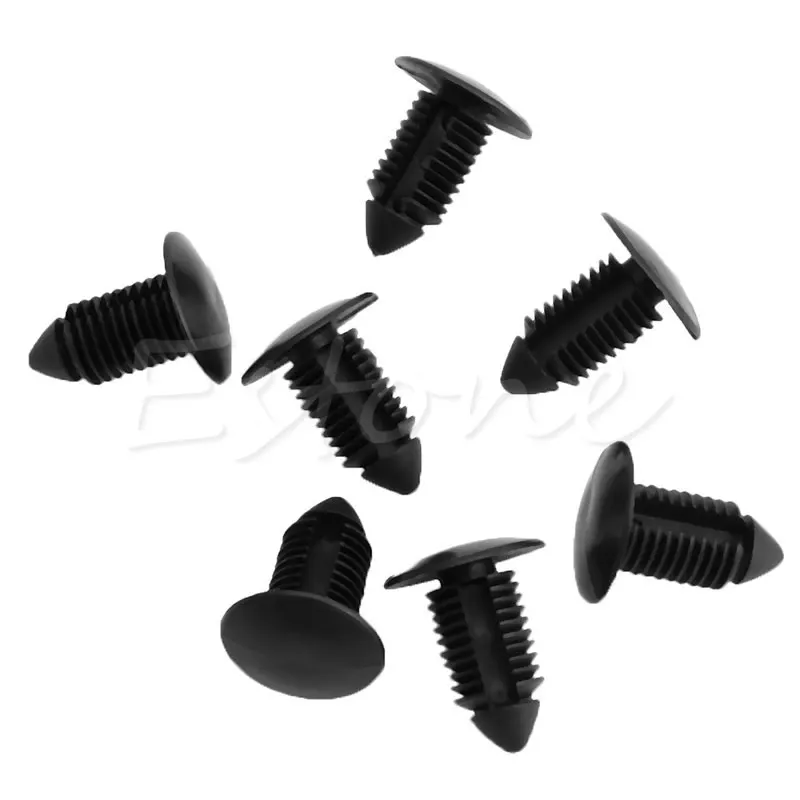 uxcell 50 Pcs 7.8mm Hole Plastic Rivet Bumper Pin Clips