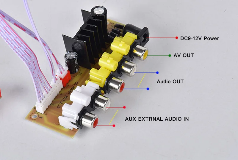 DC9-12V 4,3 дюймовый ЖК-модуль декодера без потерь Bluetooth DTS FLAC APE AC3 WAV MP3 MP4/MP5 HD видео декодирование доска