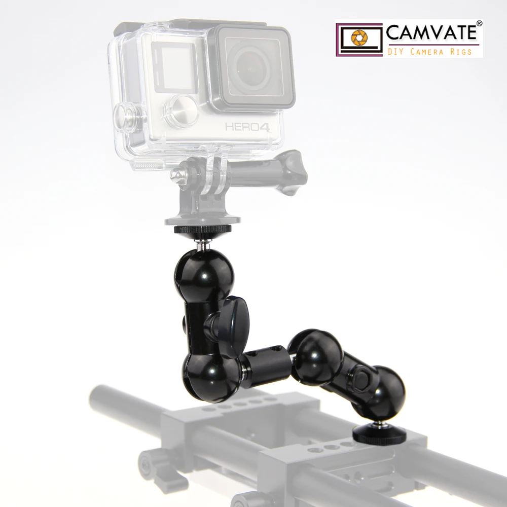 CAMVATE 360 Поворотный 1/4 &quotШарнирный Рычаг магический кронштейн адаптер для DSLR