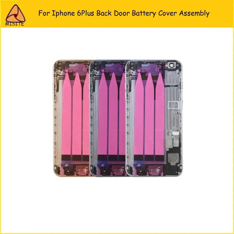 

Tested High Quality For iPhone 6Plus 6P Back Housing Door Battery Cover Full Middle Frame Assembly+Button+Flex Cable with IMEi