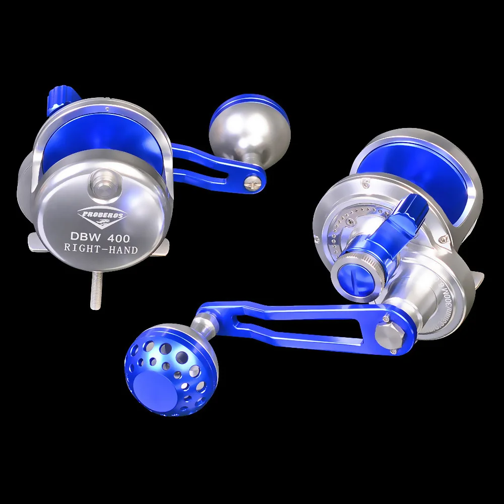 

DENPAL Raft All-metal Raft Fishing Wheel Fly Fishing Wheel One-way Slow-rolling Iron Plate Drum Wheel DBW400 Right Hand