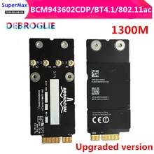 Карта Wi Fi A1418 A1419 BCM943602CDP не Bluetooth 1300 м 2 4 и 5G BCM94360CD обновленная