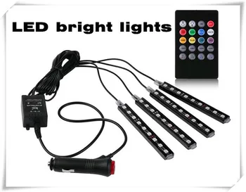 

NEW Car Lights LED Wireless Remote Car Interior Light FOR mini cooper chevrolet cruze bmw f30 seat ibiza renault Car Accessories