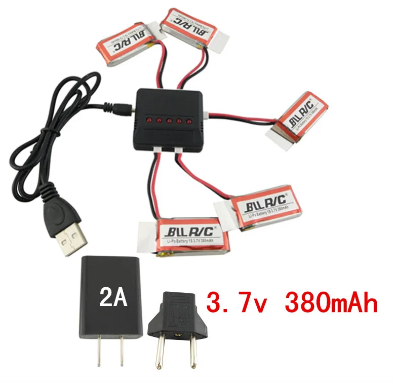 BLLRC вертолет литиевая батарея hubsan X4 H107L/C/D UDI U816 SYMA X11C самолет Запасные части 5 шт 3 7 V