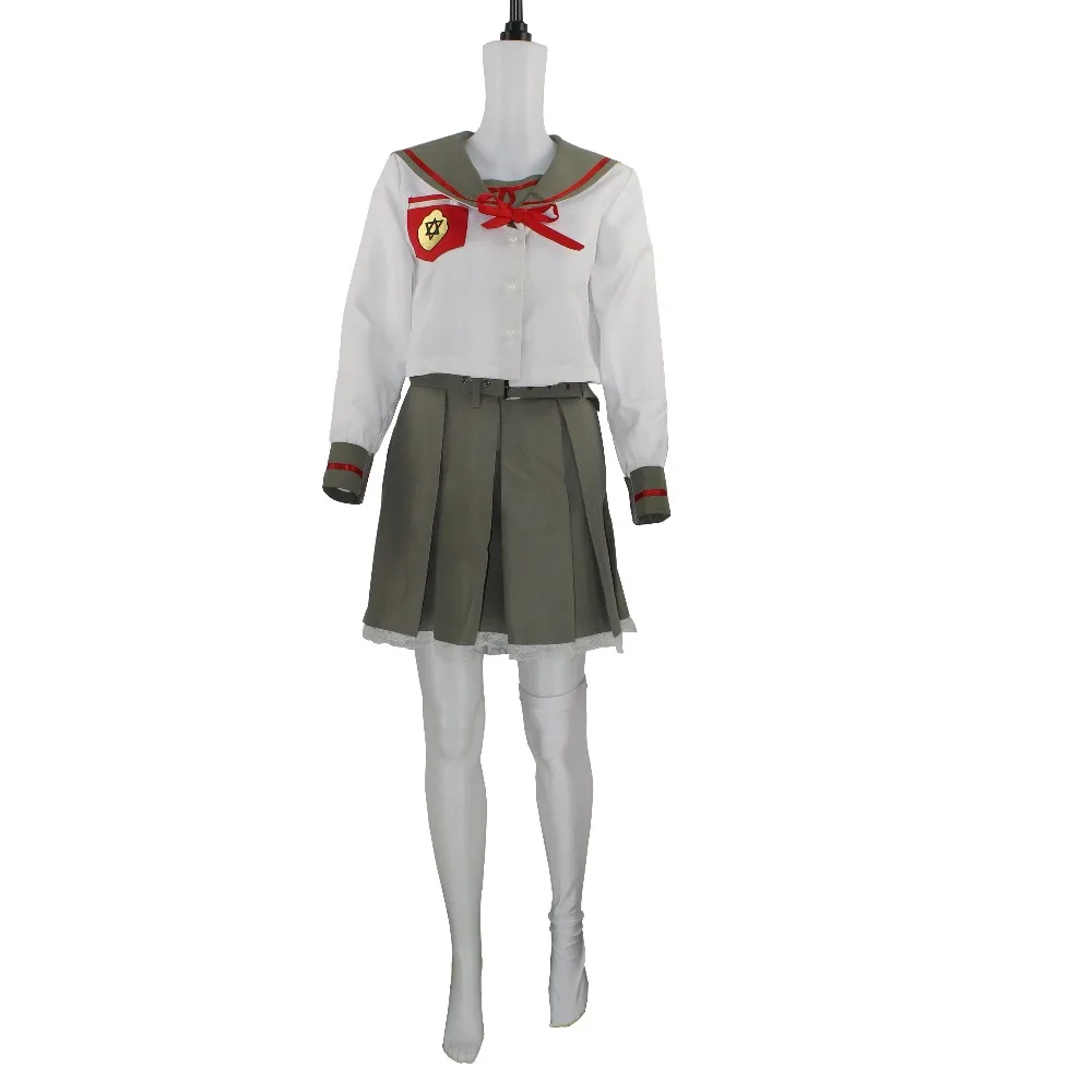 

Seraph of the End Owari no Serafu Mahiru Hiiragi Cosplay Costume Sailor Suit Full Set With Socks