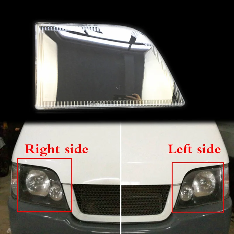

FOR Ford Transit 2006-2013 front headlamps transparent lampshades lamp shell masks headlights cover lens Headlight glass