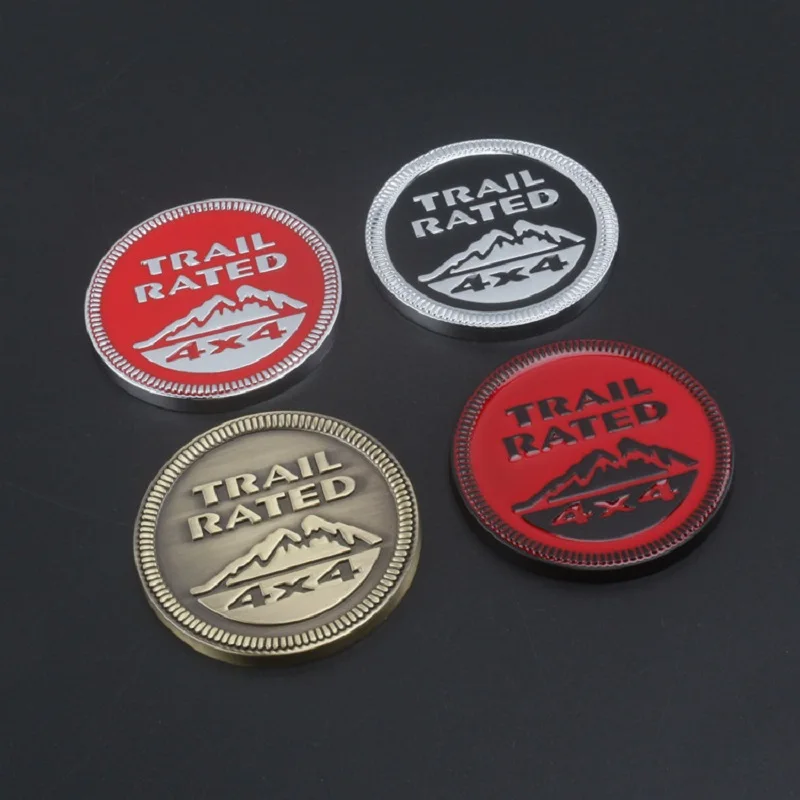 

High Country Trail Rated 3D Metal Refit Car Auto Badge Emblem Sticker Car Styling Accessories for Jeep Wrangler Renegade Grand