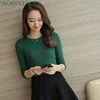 Women Sweater High Elastic Solid Turtleneck 2022 Fall Winter Fashion Sweater Women Slim Sexy Hight Bottoming Knitted Pullovers ► Photo 2/6