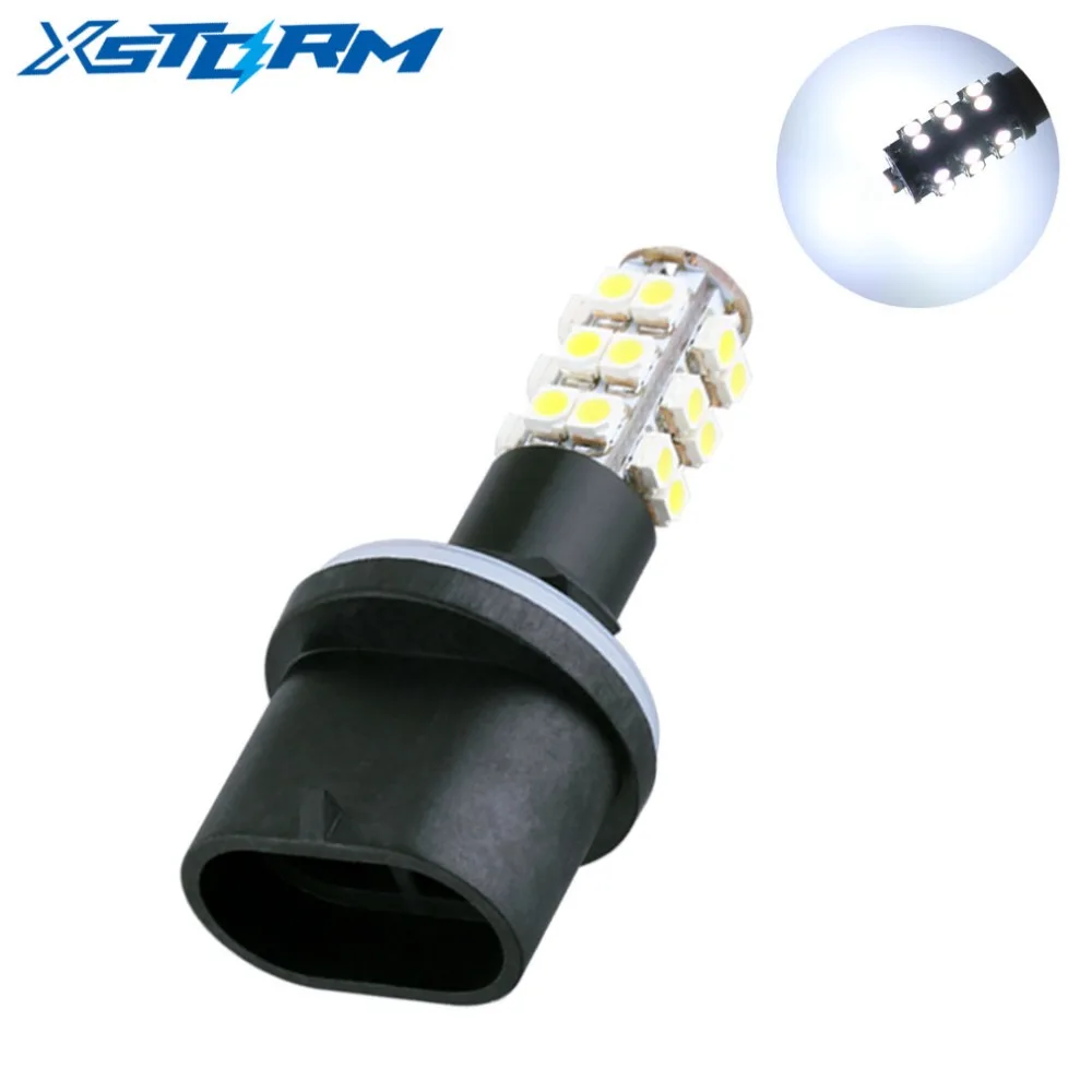 2Pcs 880 890 PGJ13 25 SMD White Car Fog Lights Signal Car LED Bulbs