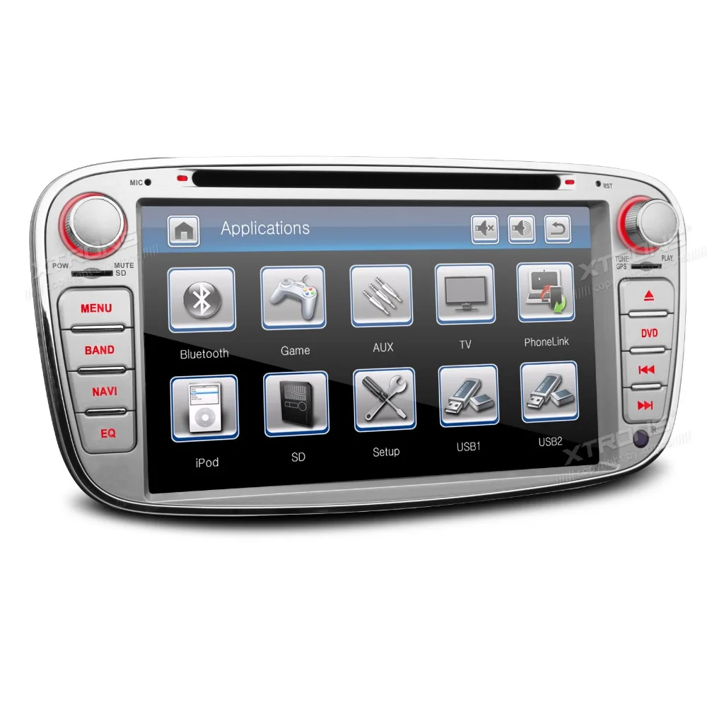 Discount XTRONS 7" HD Radio 2 din Car DVD Player GPS Navigation For Ford Focus II Mondeo C-Max S-Max 2008 2009 2010 2011 / Galaxy II Kuga 1