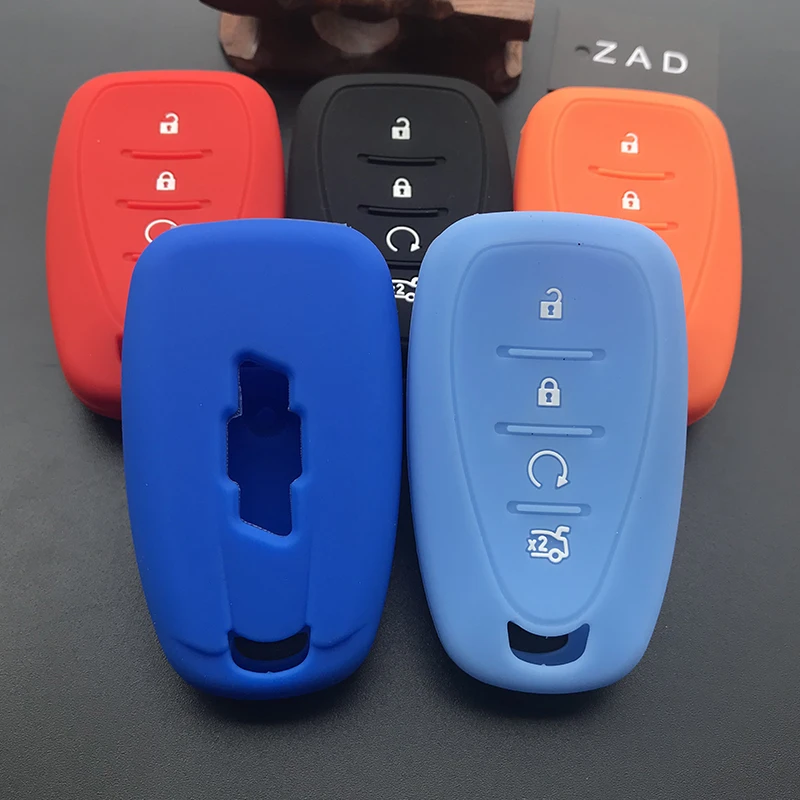 ZAD силиконовый чехол для автомобильного ключа держатель брелка защитный набор