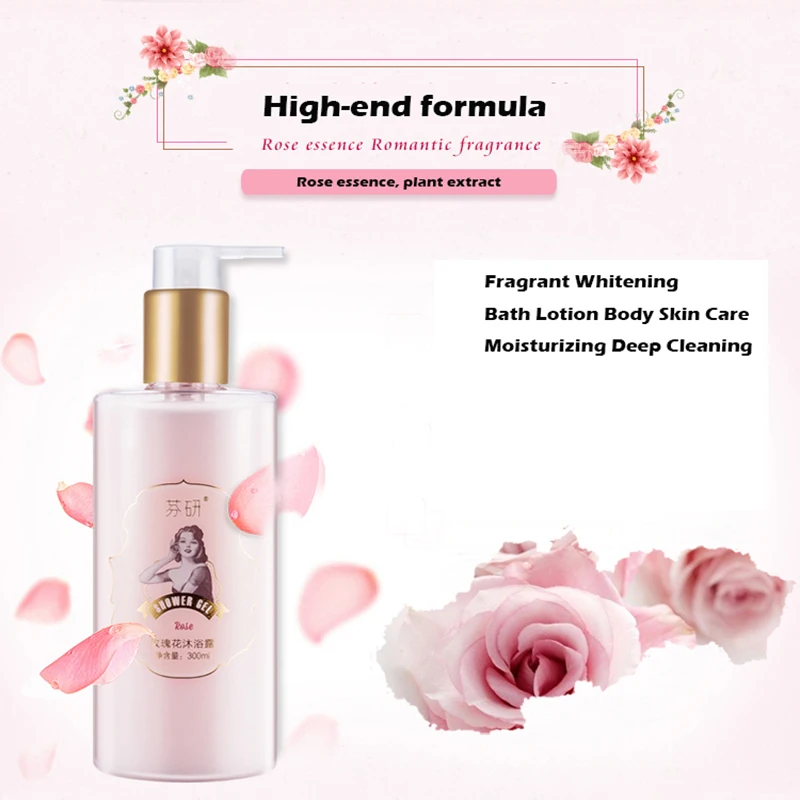 Beli Freyja Memenuhi Syarat Pemasok 100% Alami Mawar Lotion Pelembab Clean Scrub Pemutih Kulit Tubuh Mencuci Bath   Body Lotion Shower Gel