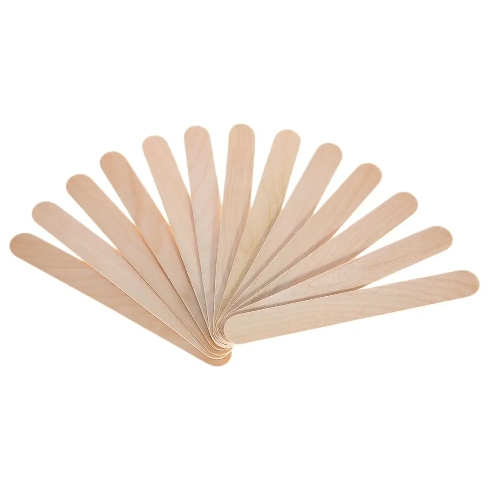 25pcs Disposable Wood Waxing Stick Tongue Depressor for Waxing for